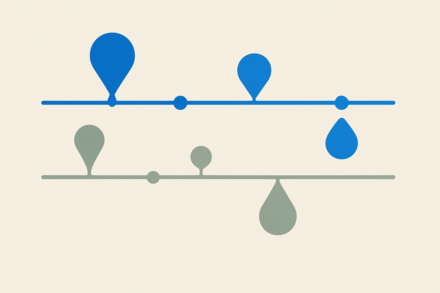 Dual-layer timeline showing months for juniors and seniors with December backup