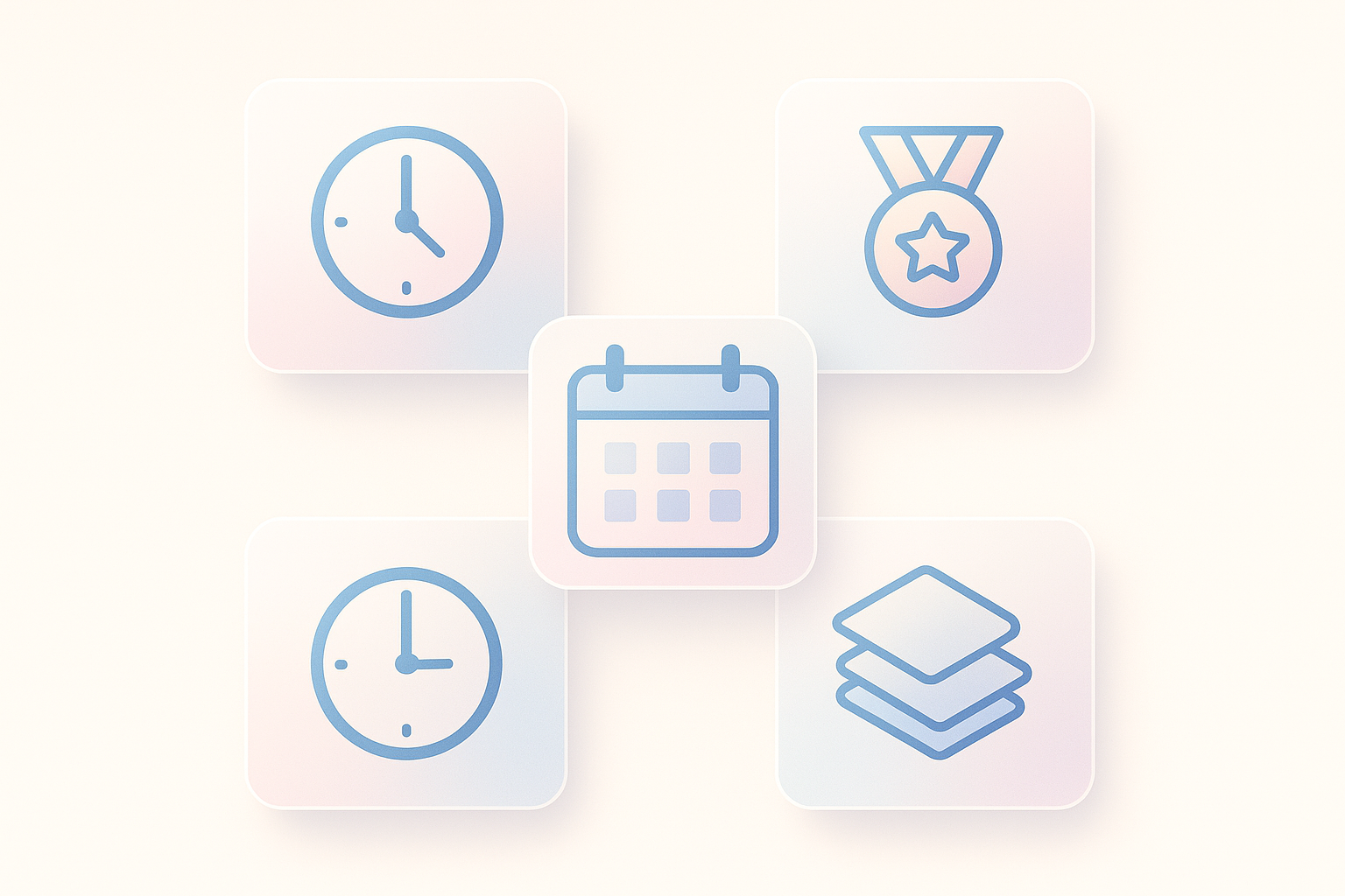 Isometric quadrant infographic of early action, regular decision, scholarships, superscoring