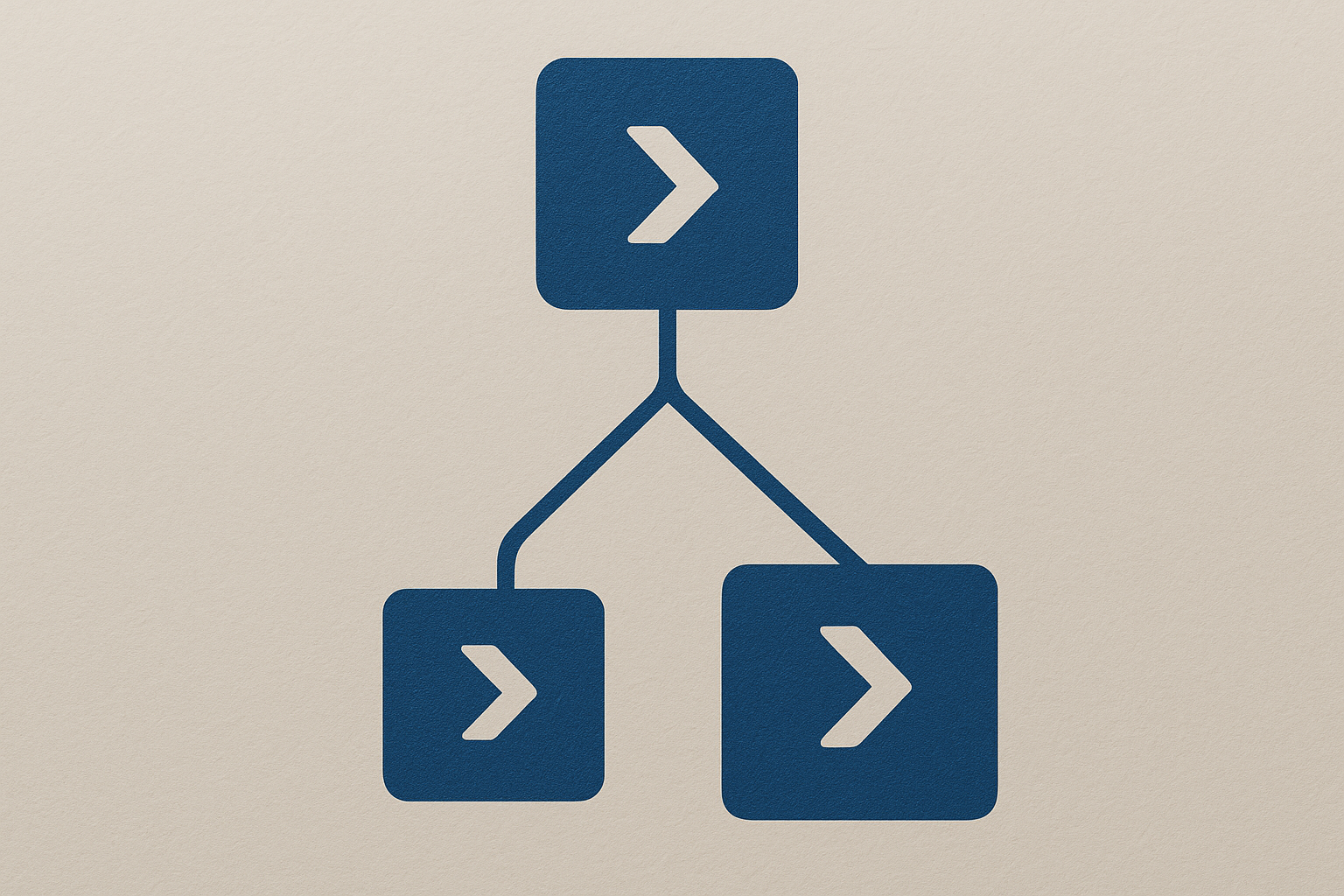 Workflow with branching paths indicating adaptive difficulty and chevron progression