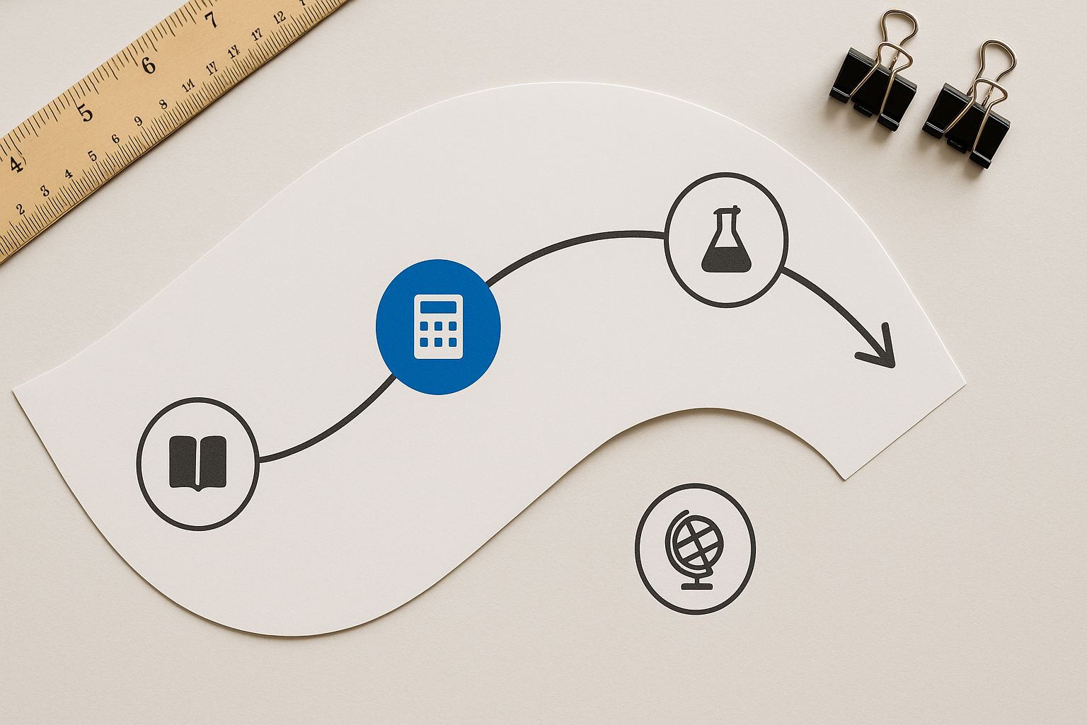 Timeline of core academic sequences for grades 9 to 12