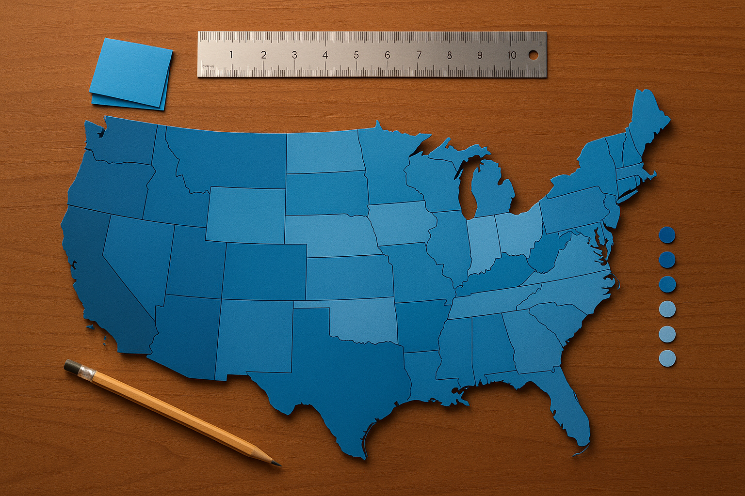 Data visualization of U.S. graduation credit requirements by state
