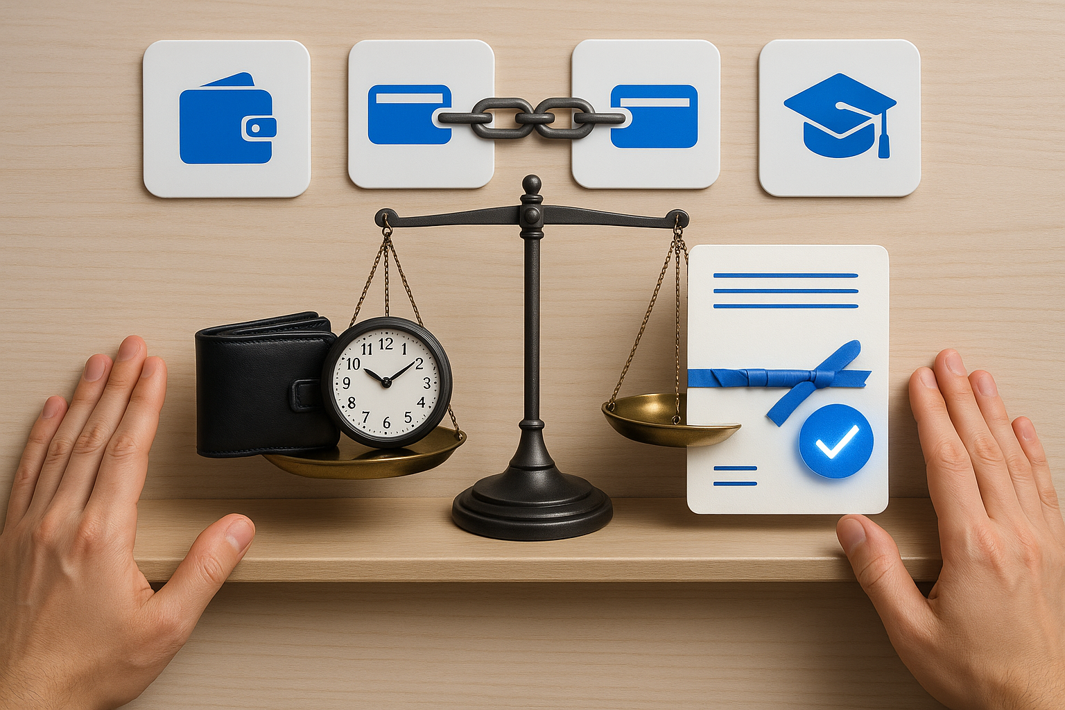 Balancing time and cost versus verified diploma and linked credits.