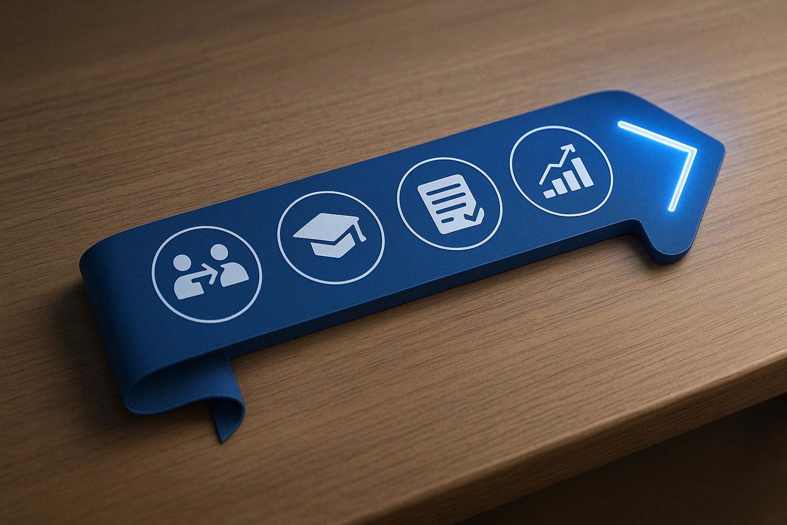 Workflow roadmap with arrow for transfer, dual enrollment, and acceleration.