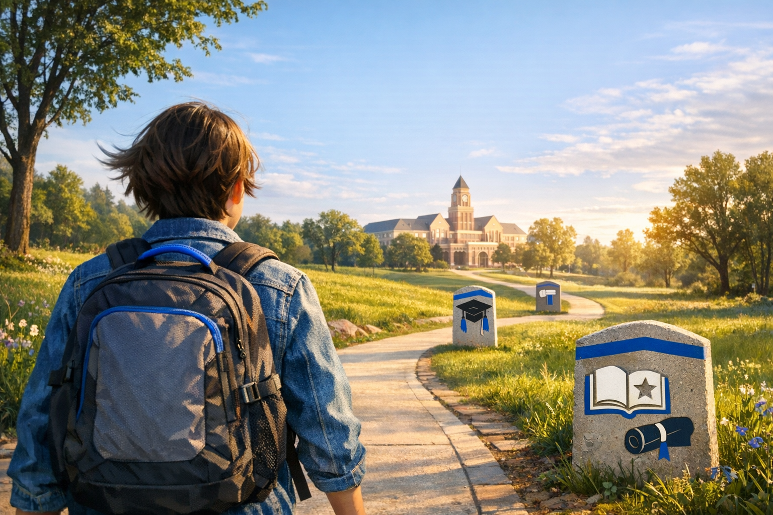 Academic pathway milestones from high school honors to college and beyond