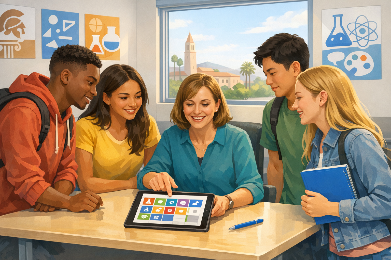 Planning California A–G courses with a high school counselor